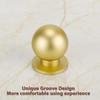 goldenwarm 25 Pack Kitchen Cabinet Knobs Gold Drawer Knobs -