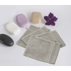 Lashuma Washcloth Grey Pebble Series London Set of 4 Small
