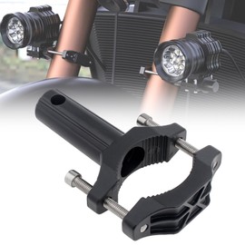 Windance - Soporte de montaje para lámpara de horquilla delantera, soporte de montaje para faros antiniebla, abrazadera de tubo de extensión para motocicleta (20-55 mm)