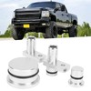 Acouto PCV Reroute Fitting Kit with Port Plug Resonator Plug,