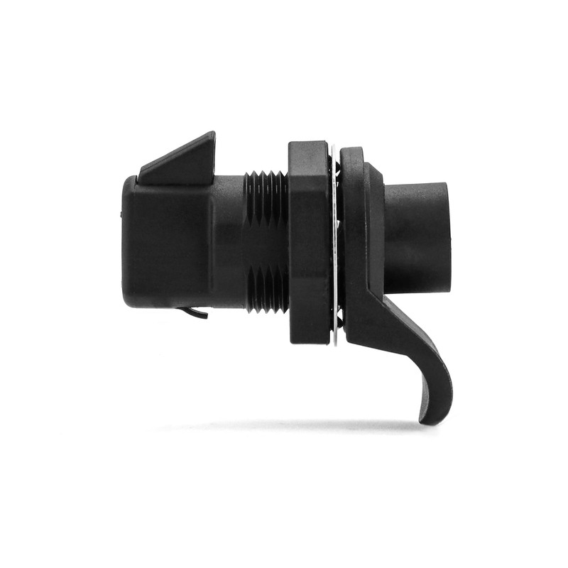 QWORK Push Button Latch, 2 Pack Plastic Push-to-Close Latches for