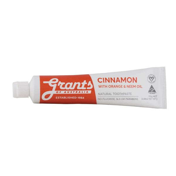 Grants Cinnamon with Orange Natural Toothpaste - 110gm