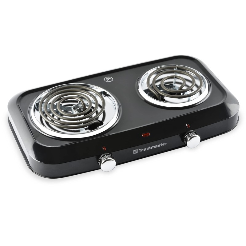Toastmaster Double Coil Burner, Black, TM-35DB
