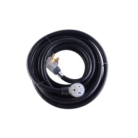 MaxWorks 80703 Heavy Duty 40 Foot 8 AWG/3C 6-50 Nema R Plug Lighted Welding Cord with ETL Approved