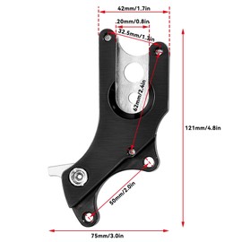 Disc Brake Adapter, Bicycle Disc Brake Aluminium Alloy Bicycle Disc Brake Adapter Converter Conversion Bicycle Upgrade Accessories Bicycle Brakes Conversion Bicycle Brake Bracket