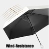 HUAMu Mini Parasol Travel Ring Handle Coating Layer Fabric Blocking