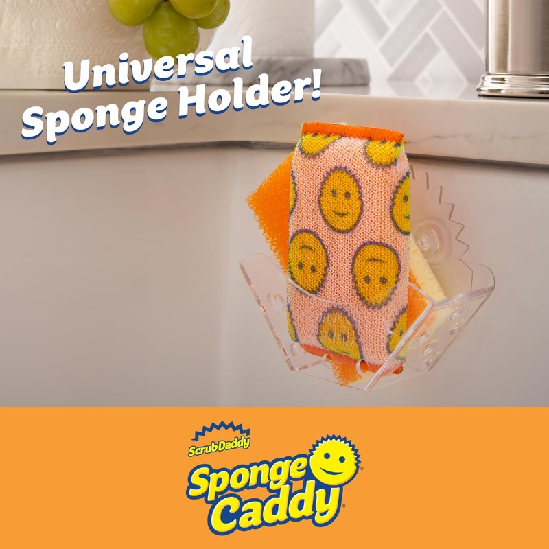 Scrub Daddy Sponge Holder - Sponge Caddy for Kitchen Organization