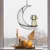 JIABEI Stained Glass Window Hanging suncatcher Dog Memorial Gifts for