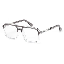 FEISEDY Retro Aviator Blue Light Glasses for Men Women Square Frame Computer Reading/TV/Phones Glasses B0209