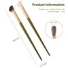 4pcs Angled Contour Makeup Brush,Half Fan-shape Nose Shadow Brush,Professional Highlighter