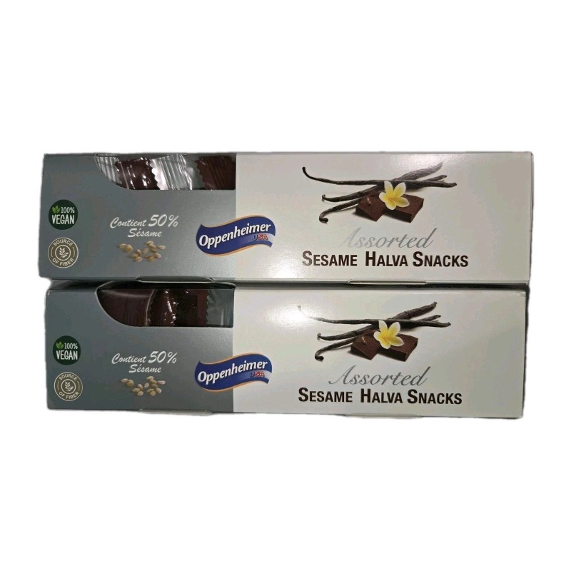 Oppenheimer 2 Oppenheimer 100% Vegan Assorted Sesame Halva Snacks Gift