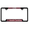 South Carolina Gamecocks Metal License Plate Frame (Black Frame Alumni)