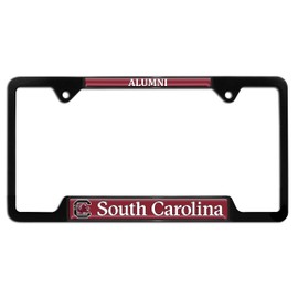 South Carolina Gamecocks Metal License Plate Frame (Black Frame Alumni)