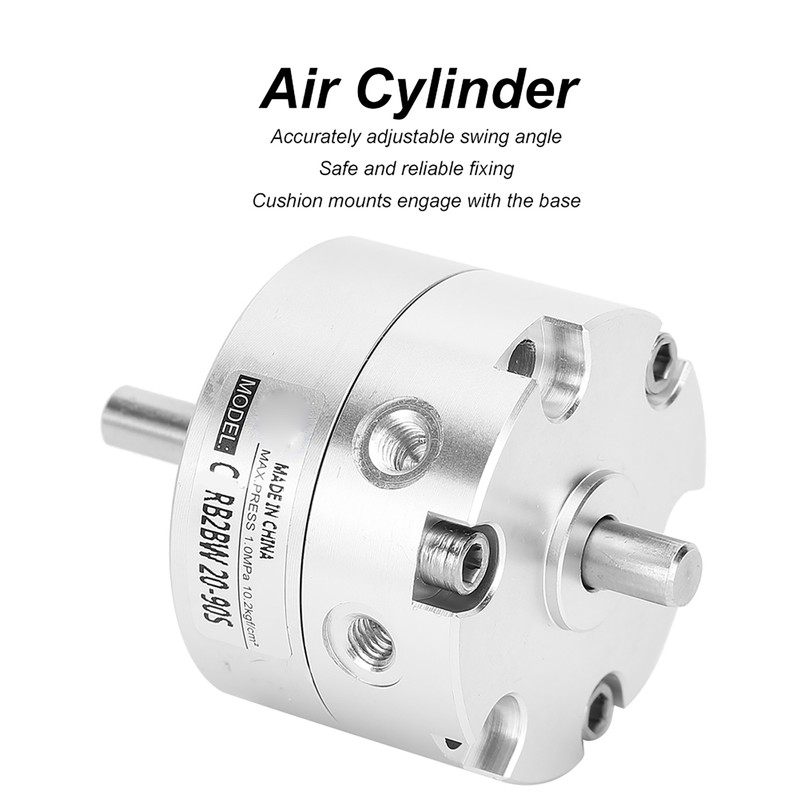 Air Cylinder Vane Type Rotary Stainless Steel Pneumatic Accessories CRB2BW20‑90S
