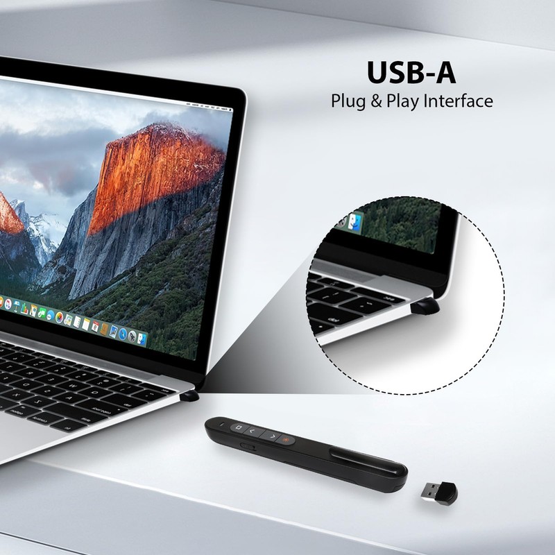 Presentation Clickers for Powerpoint, OIHCAZ Wireless Presenter Clicker Remote with