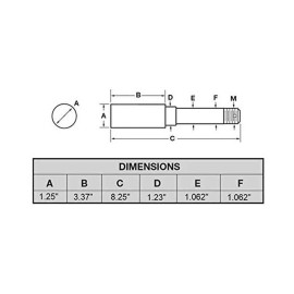 Rigid Hitch 5-Bolt On 4-1/2" Hub Assembly W/ 1-1/16" Straight Spindle & Bearings RD-2200545