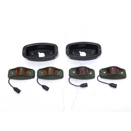 AM General LED Humvee Side marker light with Bucket H1 Hummer - Green