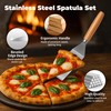 2Pcs Stainless Steel Spatula Set,Mini Serving Spatula for Kitchen Use,Metal