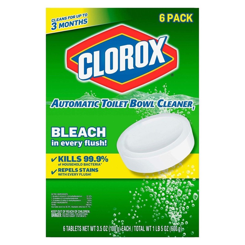 Clorox Limpiador automático para inodoro de 3.5 onzas, paquete de