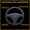 Geartronics Heavy Duty Steering Wheel Knob Spinner Handle Auto Tractor