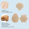 3pcs Walnut Powder Exfoliating Facial Sponge Soft Skin Cleansing Konjac