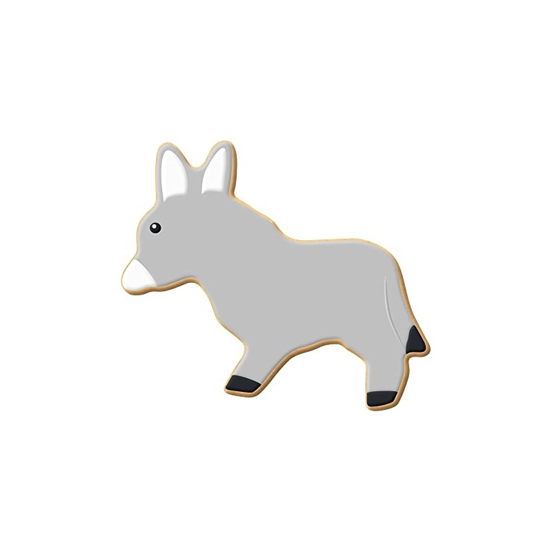 Donkey Cookie Cutter 3 Inch - Made in the USA