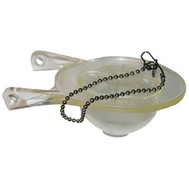 LASCO 04-2159 Replacement Toilet Flapper with Chain for 3-Inch Flush Valves, Fits Many Manufactures Including TOTO and Eljer