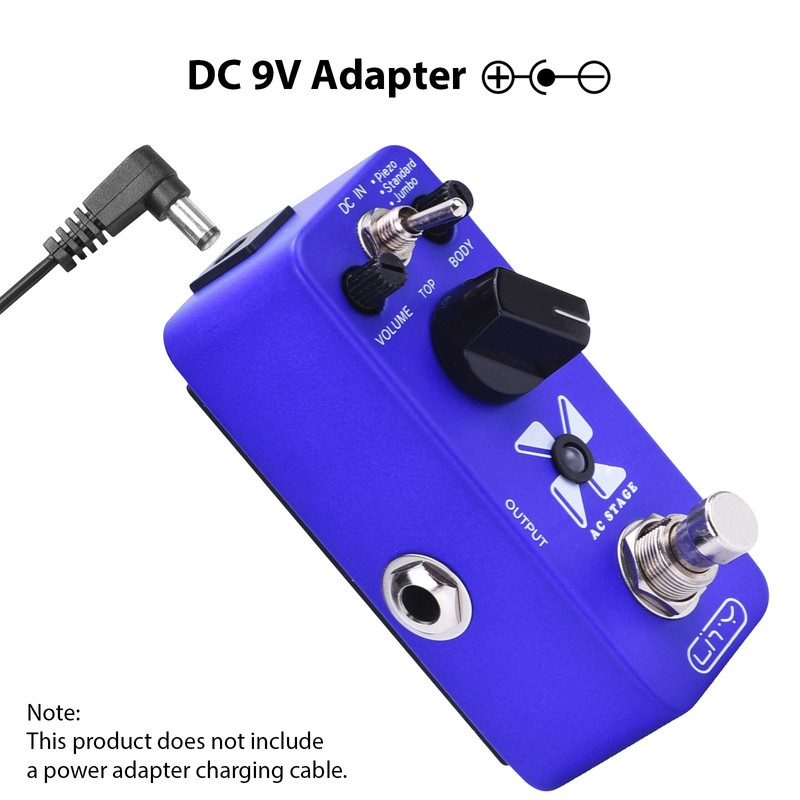 Lity Acoustic Simulator Guitar Pedal AC Stage Mini Pedal 3