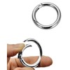 Bluemoona 10 Pcs- 1.2 30mm Gate O Ring Round Carabiner