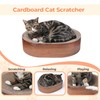 ComSaf Cat Scratcher Bed, Corrugated Cardboard Cat Scratch Bed Lounge