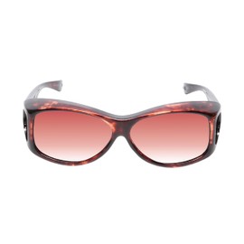 Medspex Fl010 Color Therapy Mood Glasses Tortoise Havana/Red Photophobia Blue Light Sensitivity Chromotherapy Chakra Healing