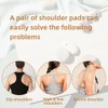 3 Pairs Shoulder Pads, 1.5cm Thickness Set-in Foam Pad,Clothing Sewing
