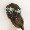 TCOMVEZ Starfish Peal Bride Headbands Sea Star Hoop Beach Bridal