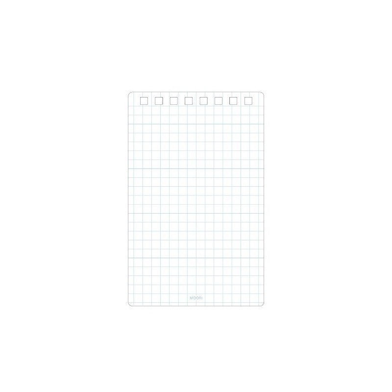 Midori 11732006 Diamond Memo, Medium, Ruled Ruled, Blue, Set of