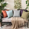 Miulee Set of 2 Waterproof Cushion Covers, Outdoor Sofa Cushion