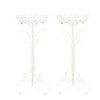 Sungmor Lightweight Metal Flower Pot Stands - 2 Pack 29.7