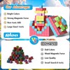 Apluses Magnetic Building Blocks, 72 Pieces, Magnetic Building Blocks, Children