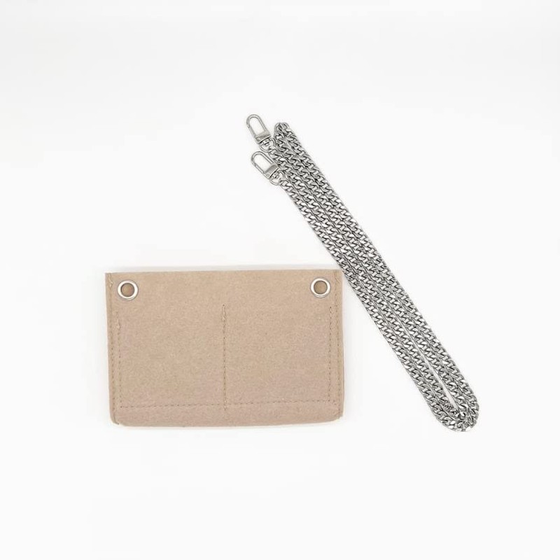From HER Purse Organizer Insert Conversion Kit with Silver Chain
