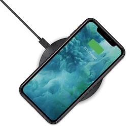 Veho DS-6 Qi 15W wireless charging pad | Qi wireless charging | Super fast 15W output (compatible with 10W, 7.5W, 5W) | Compatible with Qi enabled smartphone phones