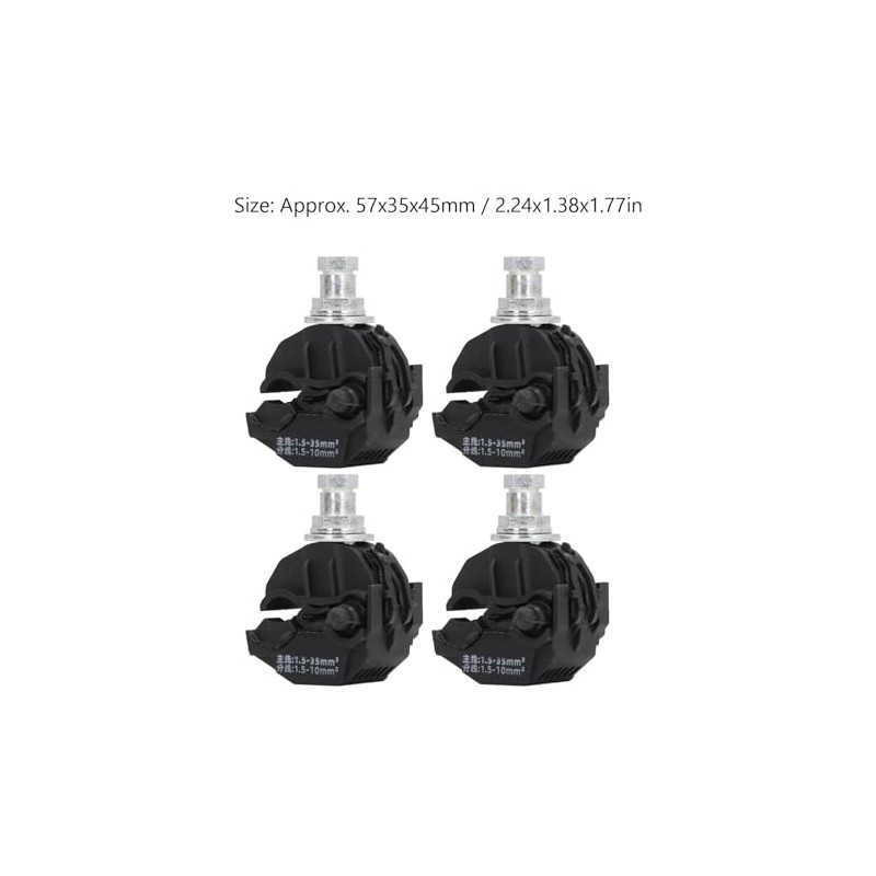 5 Pcs Ground Insulation Piercing Connector, 1KV No Peeling Piercing