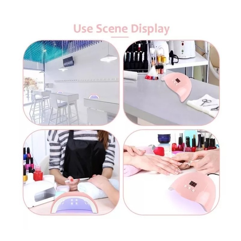 HAOMNING COMERCIO Lámpara De Uñas Uv Led Secador De Uñas