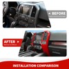 RAZPOY for F150 Interior Trim Kit, 4PCS Center Console AC