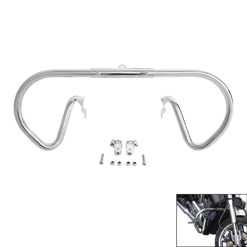TCMT Chrome Engine Guard Crash Bar Highway Fits For HARLEY