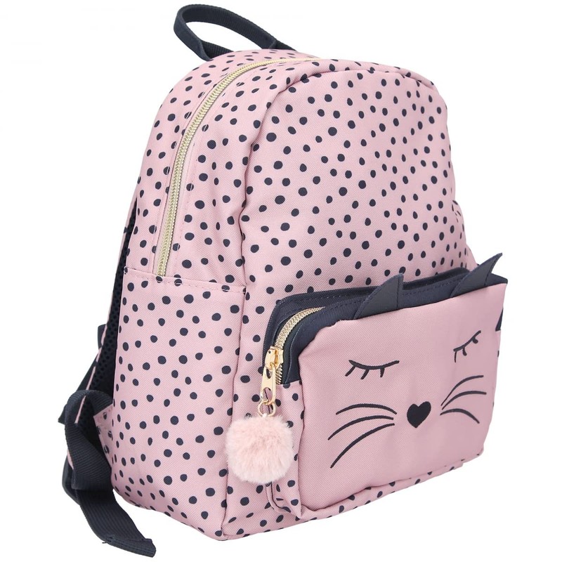 Depesche 11915 Princess Mimi Backpack in Light Pink, Polka Dot