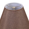 Aspen Creative 32089A, Hardback Empire Transitional Spider Shade, Dark Brown