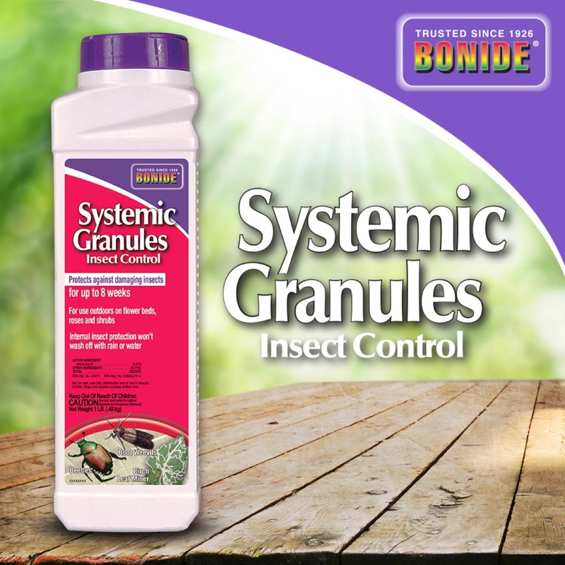 Bonide Systemic Insect Control, 1 lb. Ready-to-Use Granules for Long