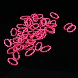 CFTGIW 50 Pieces Chicken Beak Mouth Snap Ring Poultry Tool No Will Now Not Cover The View of The Chicken Cage Chickens Also are Relevant Bea It Has The Identical Effect