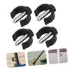 KICHOUSE 4 Pcs Adjustable Latch Clamp for Walking Sticks Durable