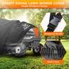 Tokept Lawn Mower Cover, Heavy Duty Waterproof Tractor Cover with