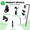 Real Fancy 18" Heavy Duty Cane Bolt - Vinyl Fence